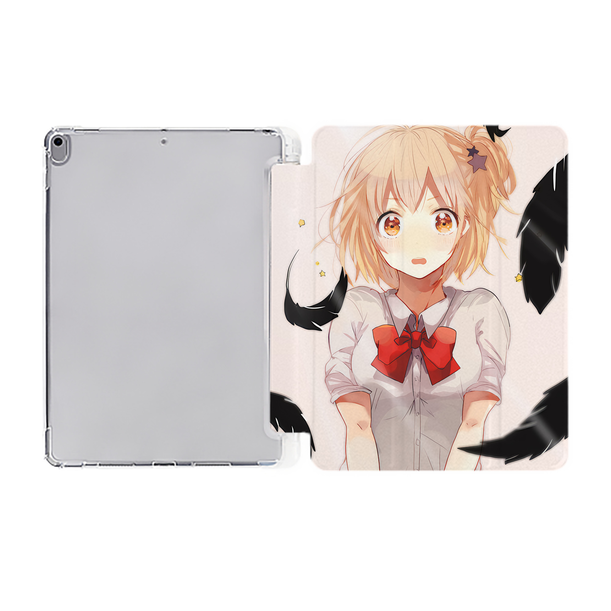 （画像用） ハイキュー!! Haikyu!! IPad ケース ペン収納付き 三つ折りスタンド PUレザー×シリコン 対応機種9.5/10.5/10.9インチ